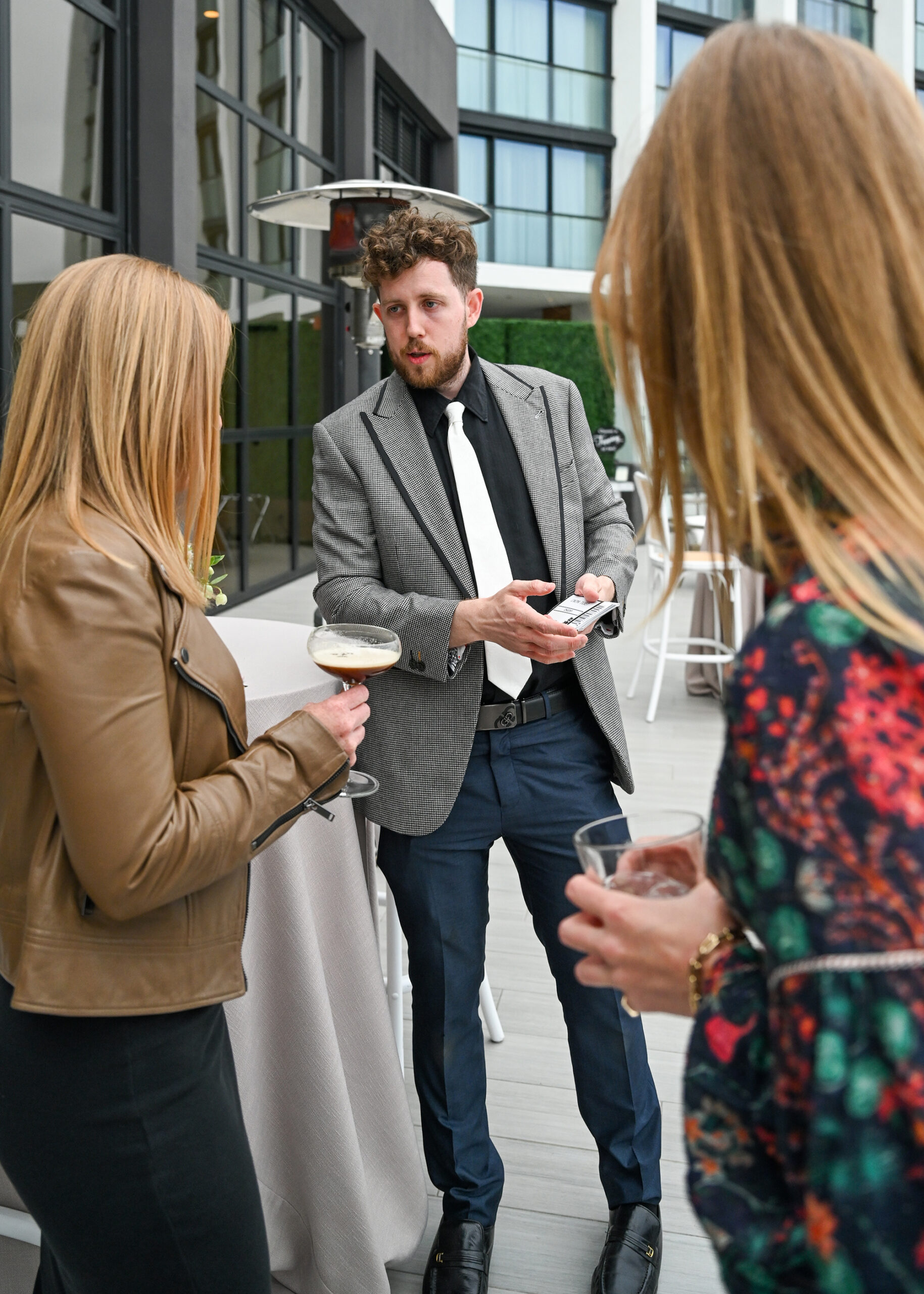 Las Vegas magician performing card magic for corporate events.